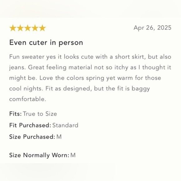 NWT Size S - Anthropologie Beach Daze Cotton Oversized Sweater (NWT US$ 138) - Picture 6 of 16